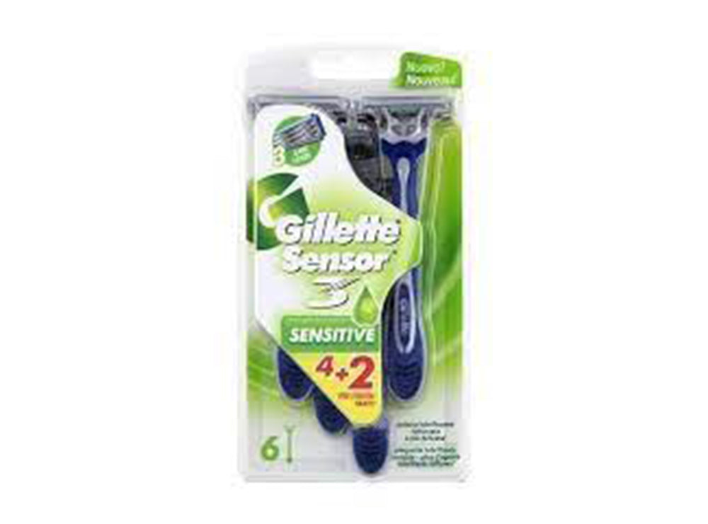 Gillette Sensor 3 Sensetive 6 pieces