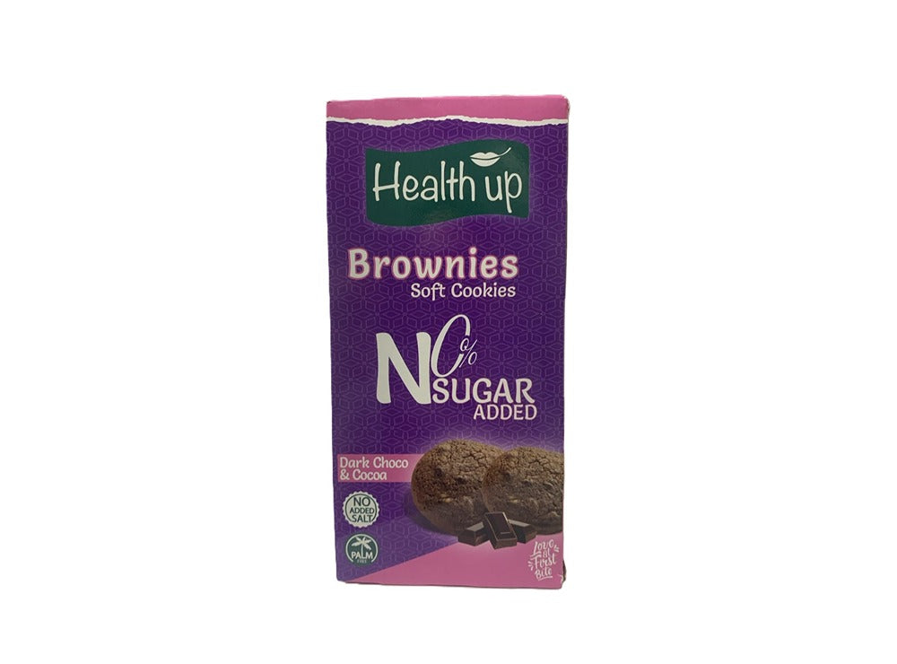 Health Up Brownies Cookies Dark Choco & Cocoa 160 g
