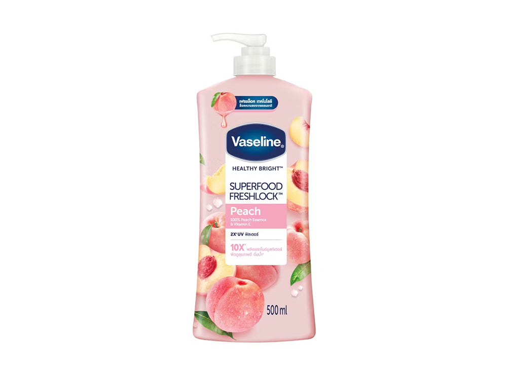 Vaseline Lotion Superfood Peach 500 ml
