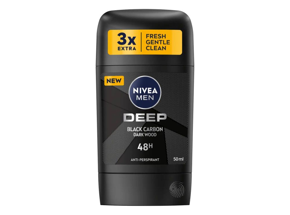 Nivea Deo Stick Deep Black Carbon For Men 50 ml