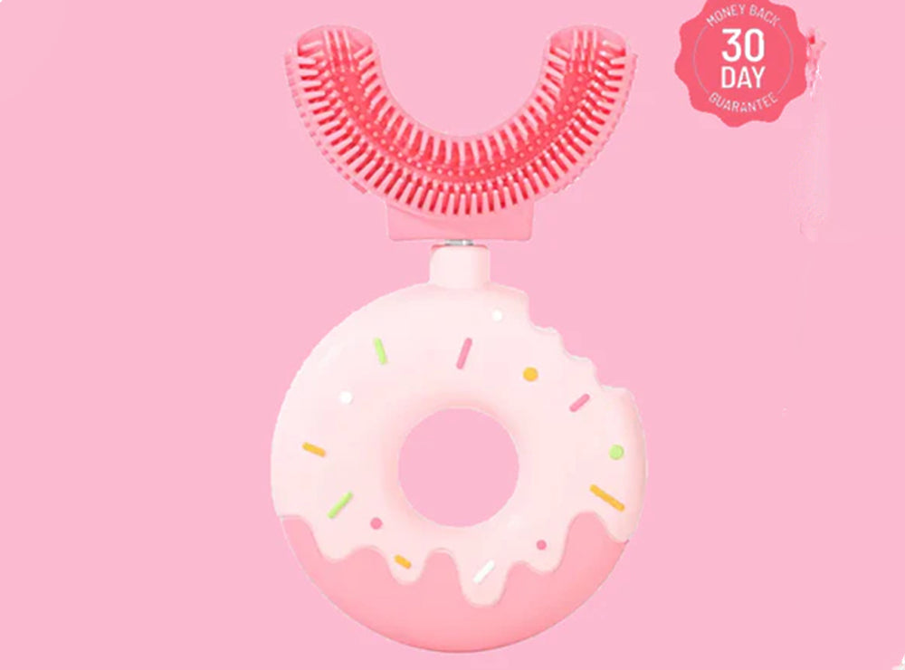 The Donut Brush Tiny Smiles Pink 1 piece