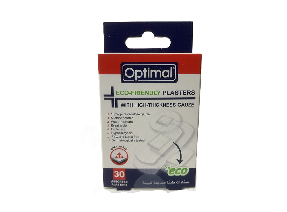 Optimal Bandage Eco Friendly Plasters Assorted 30 pieces
