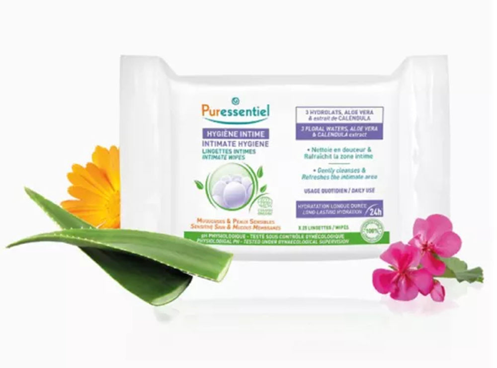 Puressentiel Lingettes Intime 25 pieces