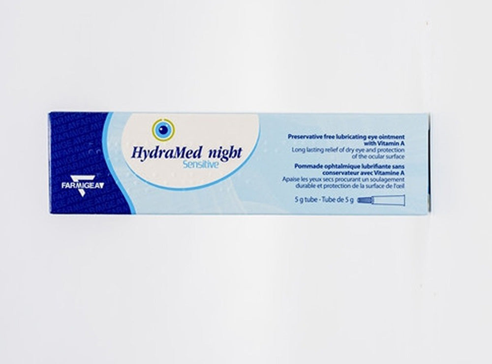 Hydramed Night Sensitive Lubricating Eye Ointment With Vitamin A Tube 5 g