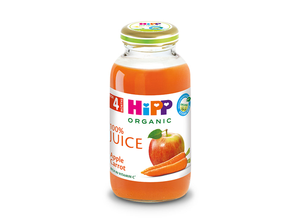 Hipp Juice Apple Carrot 4M+ 200 ml