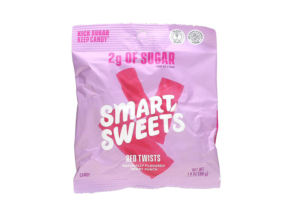 Smart Sweets Red Twists Berry Punch 2G Sugar 50 g