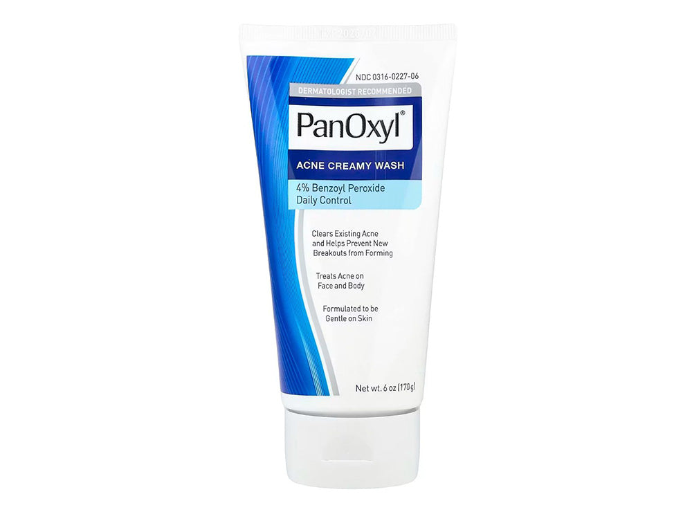 Panoxyl Acne Creamy Wash Benzoyl Peroxide 4% Daily Control 170 g