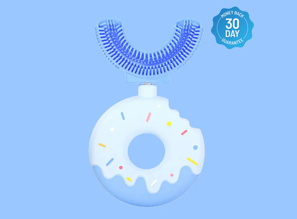 The Donut Brush Tiny Smiles Blue 1 piece