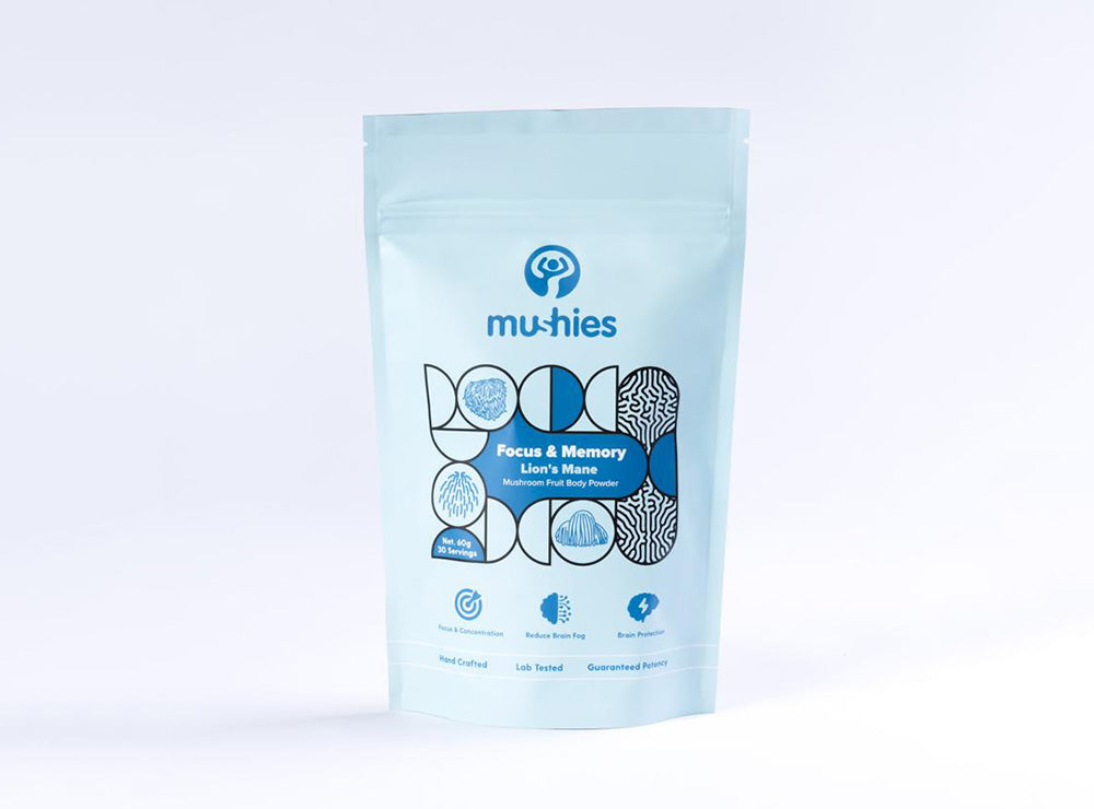Mushies Focus & Memory Lion’s Mane Mushroom Powder 60 g