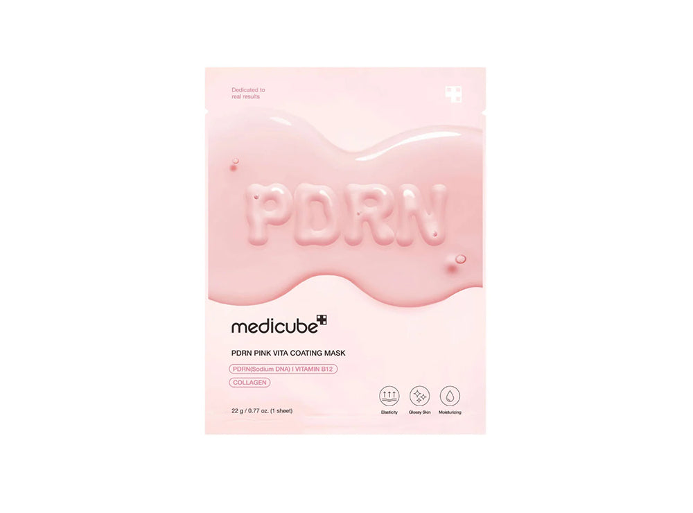 Medicube Pdrn Pink Vita Coating Mask 1 Single Mask 22 g