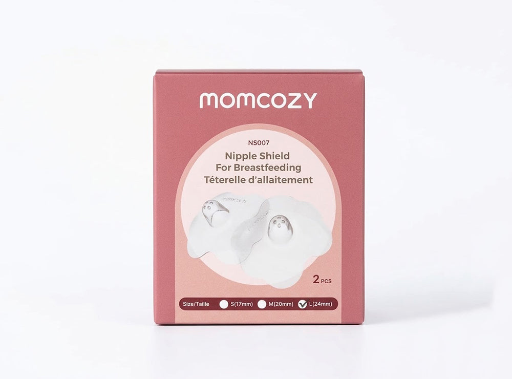 Momcozy Nipple Shields For Breastfeeding Size Large 2 pieces