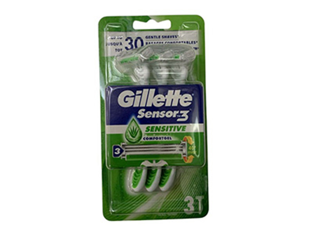 Gillette Sensor 3 Sensitive 3 pieces