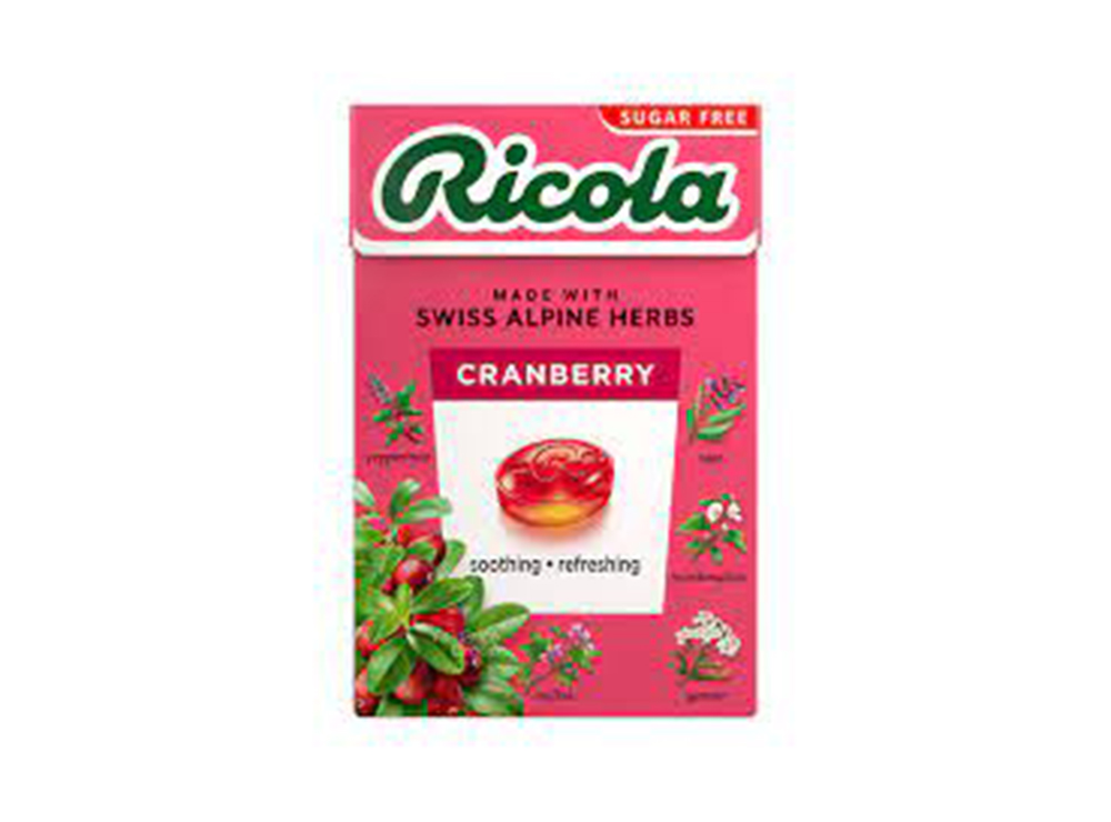 Ricola Cranberry Sugar Free 27.5 g