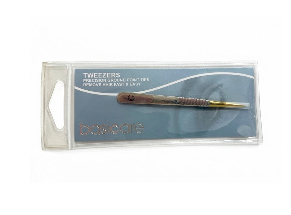 Basic Care Precision Ground Point Tip Tweezers