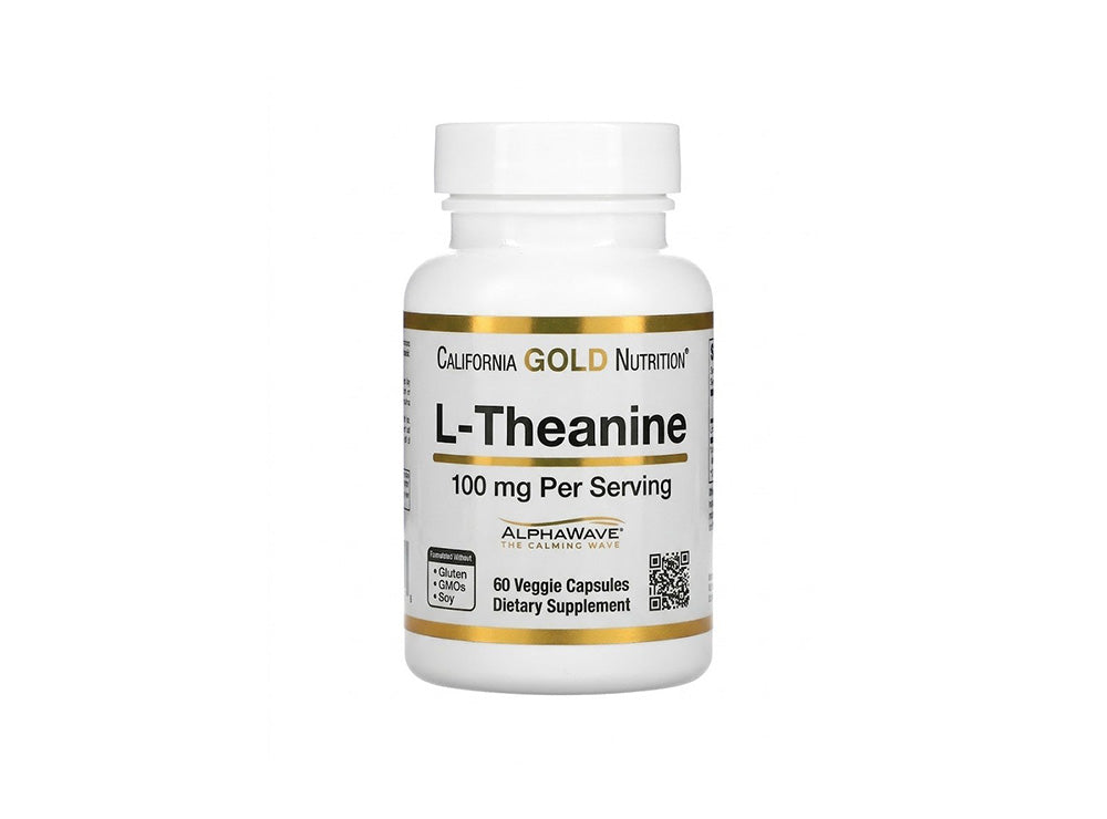 California Gold L Theanine 100Mg 60 capsules