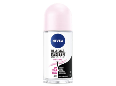 Nivea Roll On Invisible Black & White For Women 50 ml