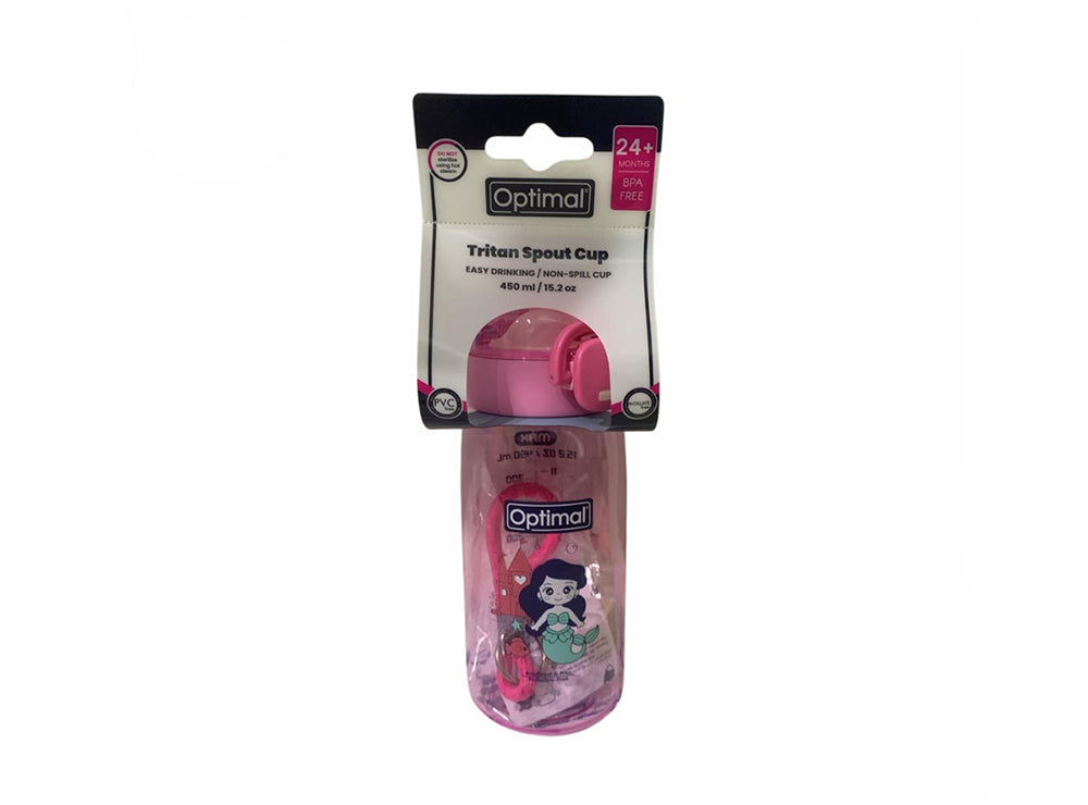 Optimal Tritan Spout Cup Kids Pink 2021 450 ml