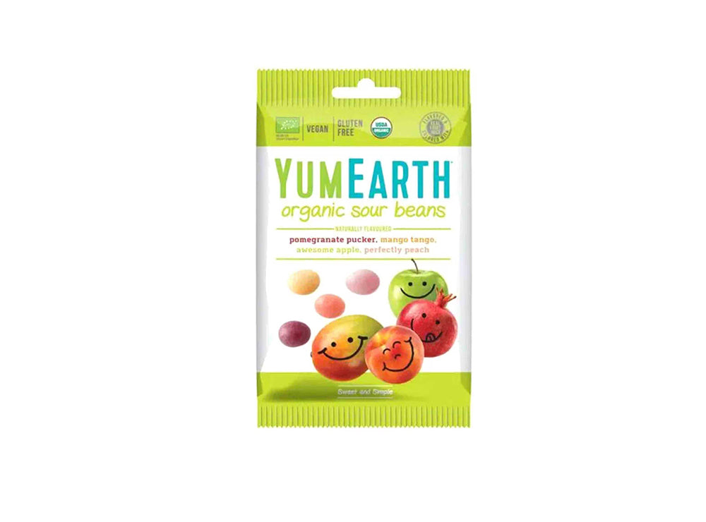 Yum Earth Organic Sour Beans Bag 50 g