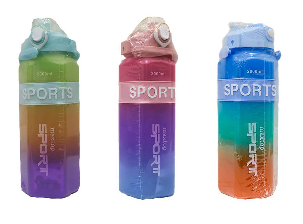 Water Bottle Sport Pack Of Three Sizes 3 pieces