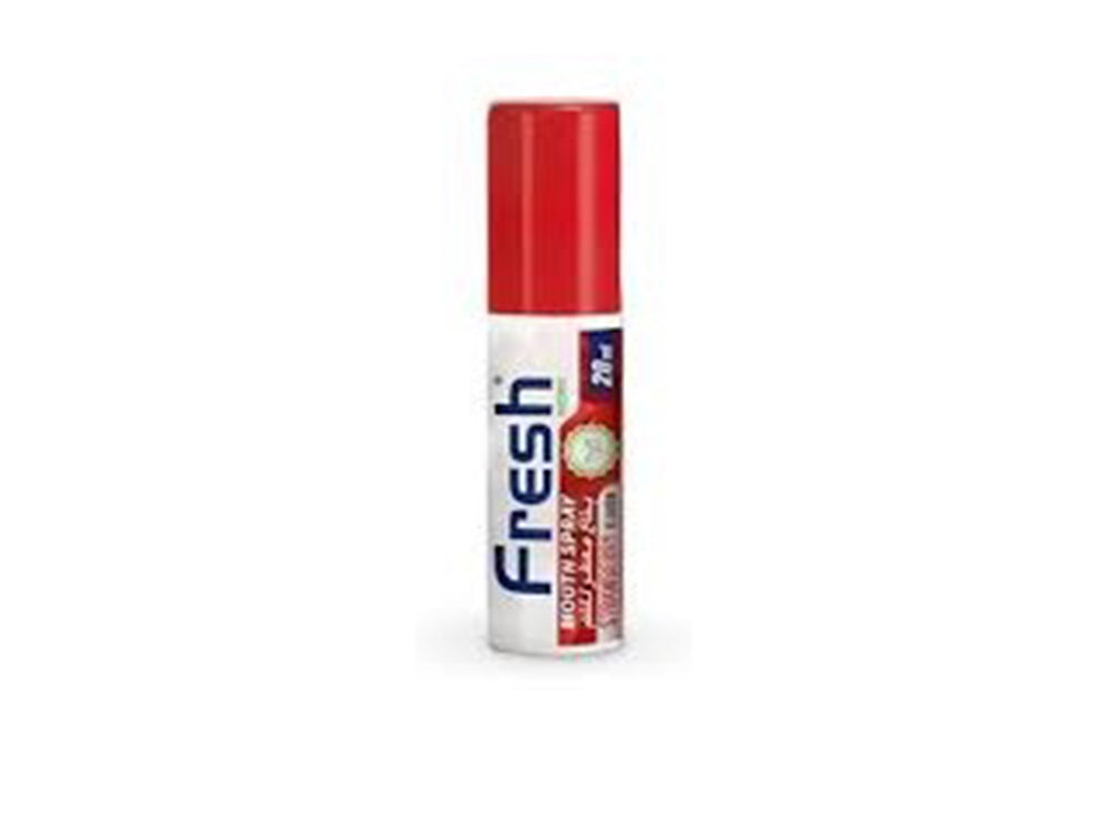 Fresh Mouth Spray Strawberry Flavor 20Ml 20 ml
