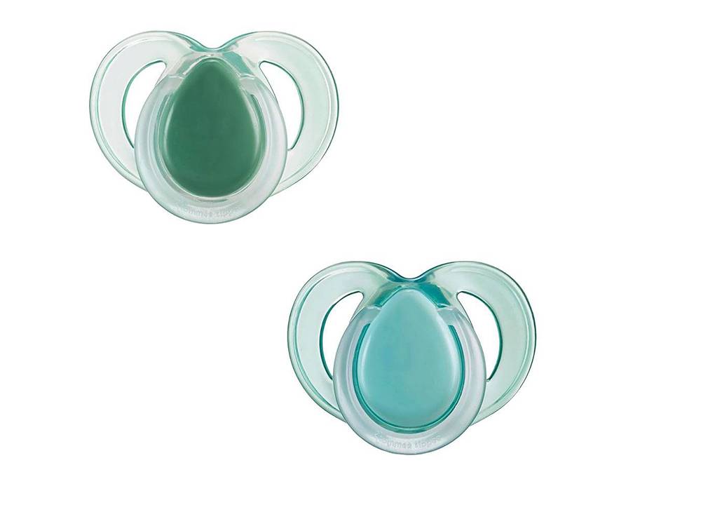 Tommee Tippee Soother Night Time Green 6 to 18MÂ 2 pieces