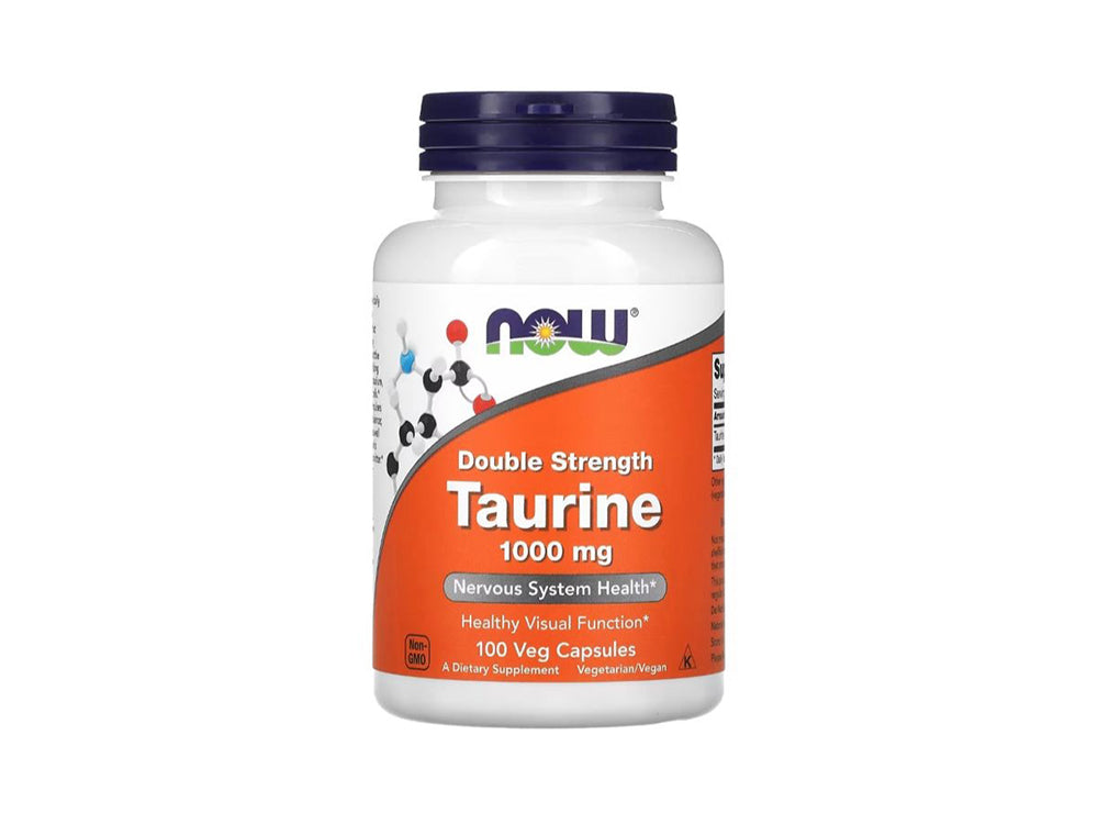 Now Taurine Double Strength 1000Mg 100 capsules