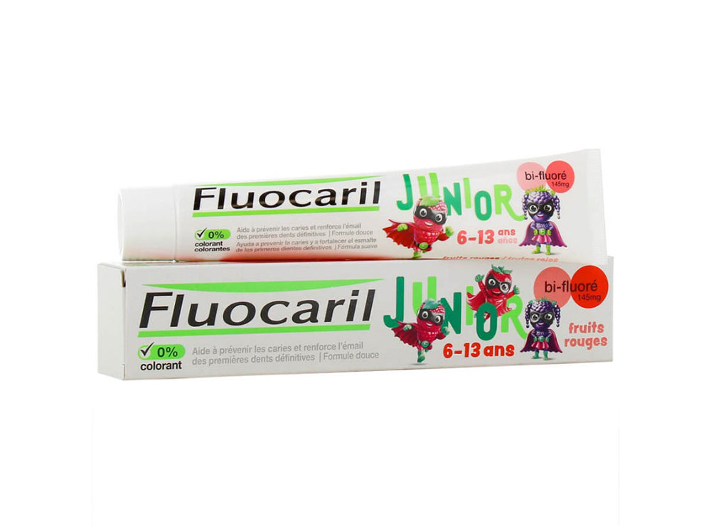 Fluocaril Junior 6 To 13 Years Red Fruits 75 ml