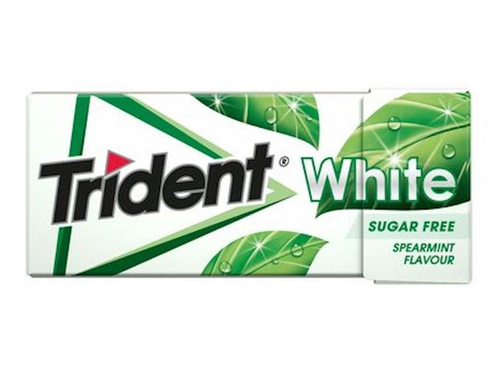 Trident White Spearmint Sugar Free 14 g