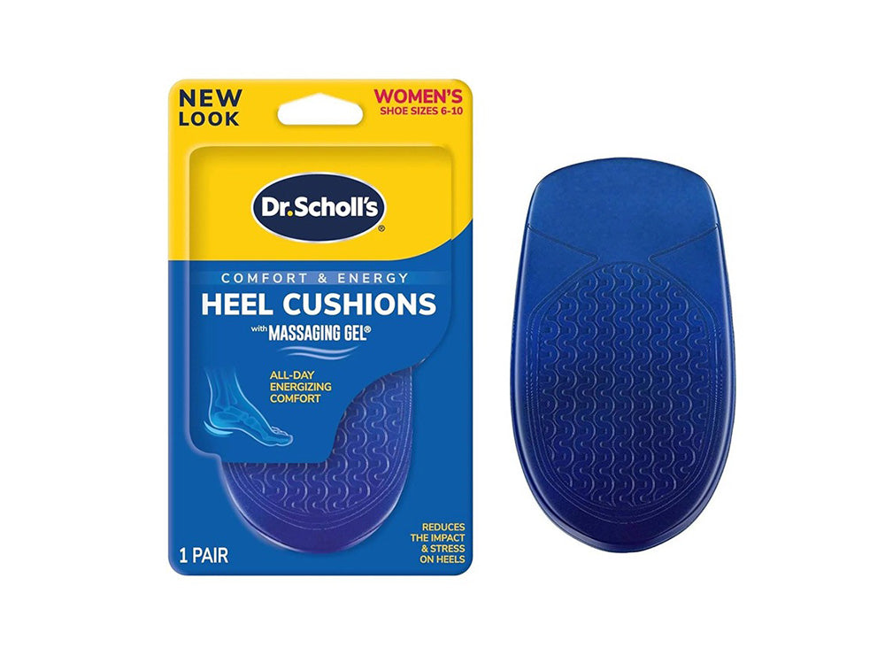 Dr Scholl's Heel Comfort Cushions With Massaging Gel Women Size 6 To 10 1 pair