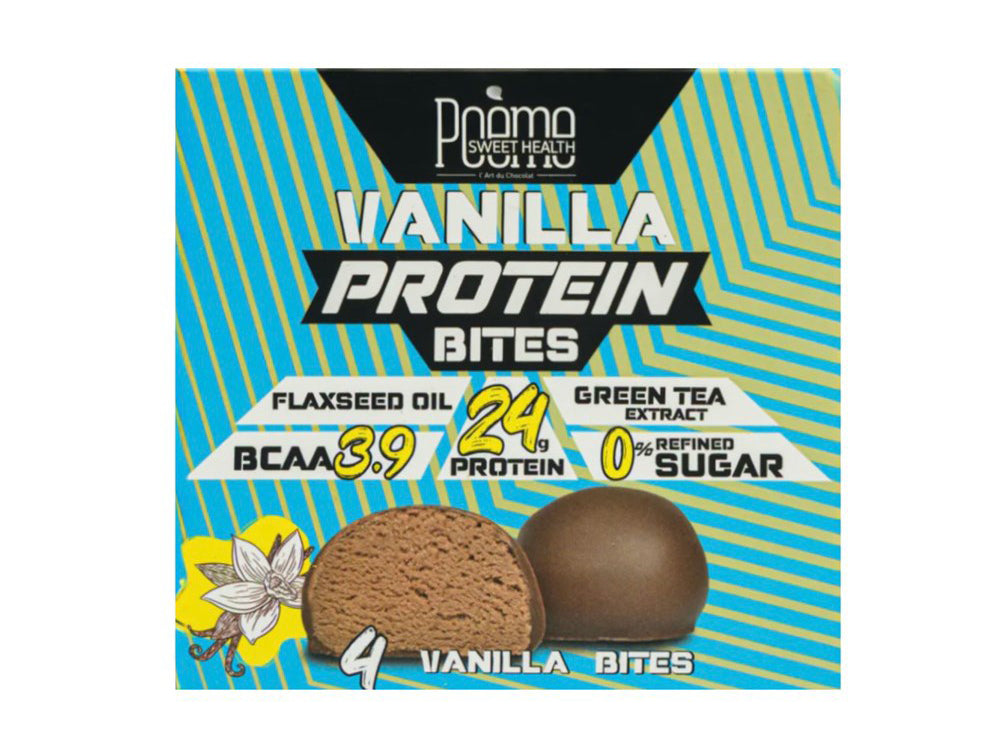 Poeme Protein Bites 24G Protein Vanilla 4 pieces