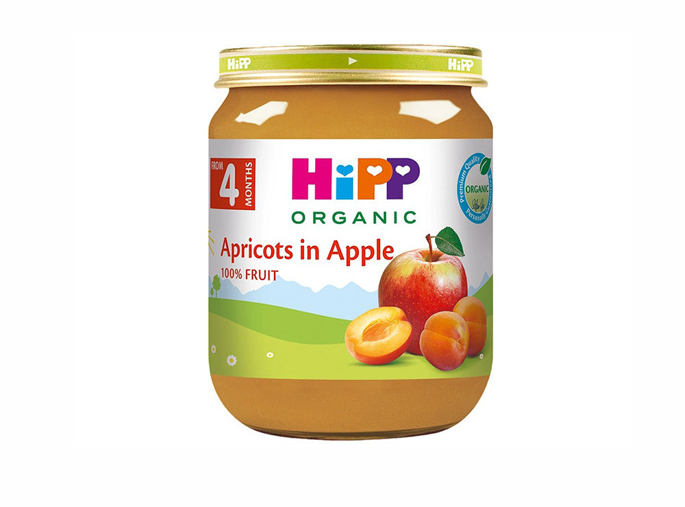 Hipp Apricots In Apple 4M 125 g
