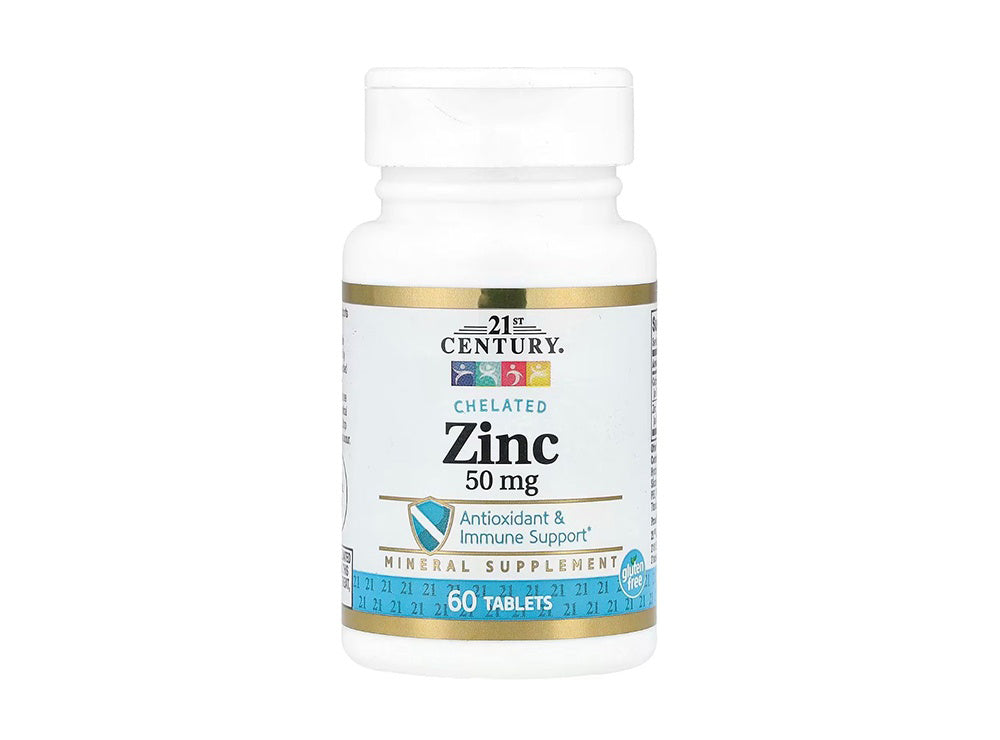 21St Century Chelated Zinc 60 tablets