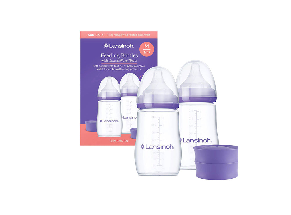 Lansinoh Feeding Bottles 3M+ 240 ml