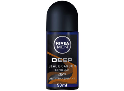 Nivea Roll On Deep Black Carbon Espresso For Men 50 ml