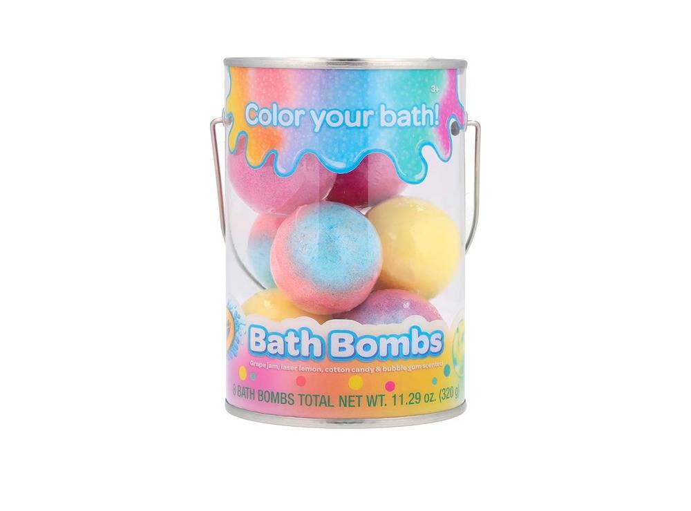 Crayola Age 3+ Laser Lemon & Bubble Gum Scented 8 Bath Bombs 320 g