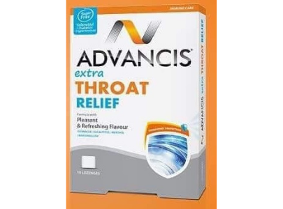 Advancis Extra Throat Relief Lozenges 10 tabs