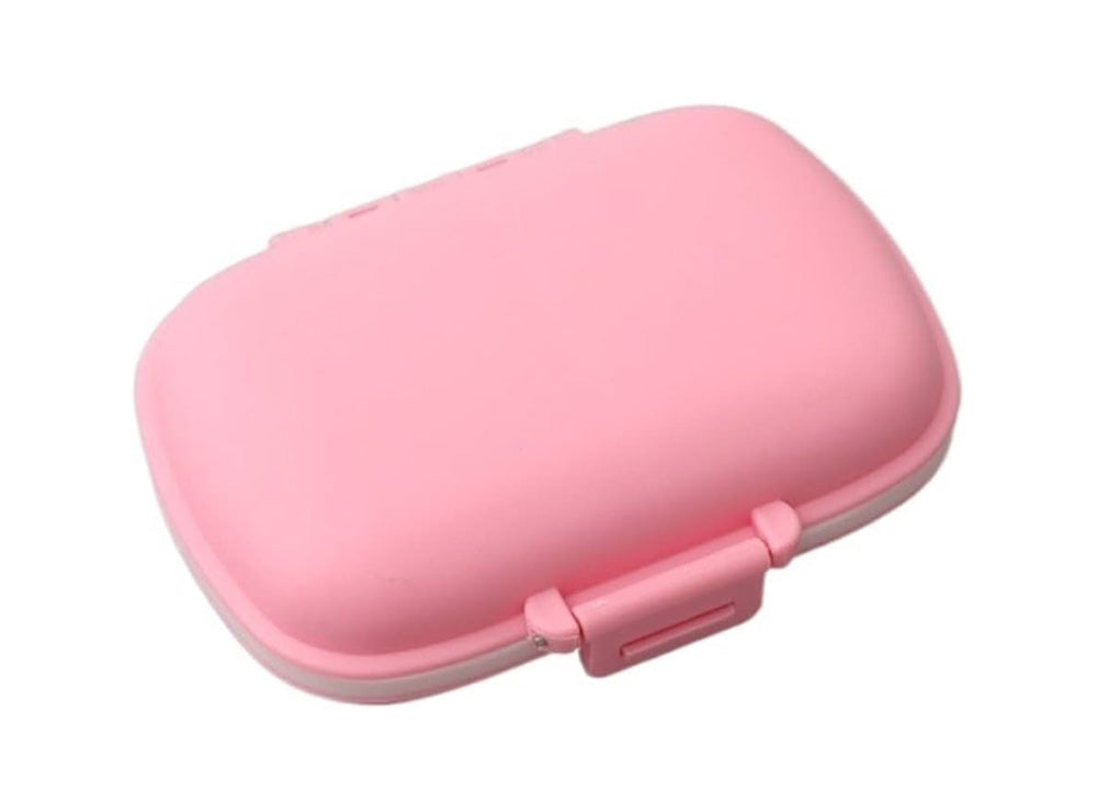 Pill Box 8 Grid Pink