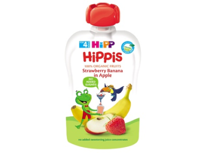 Hipp Hippis Strawberry Banana In Apple 4M+ 100 g