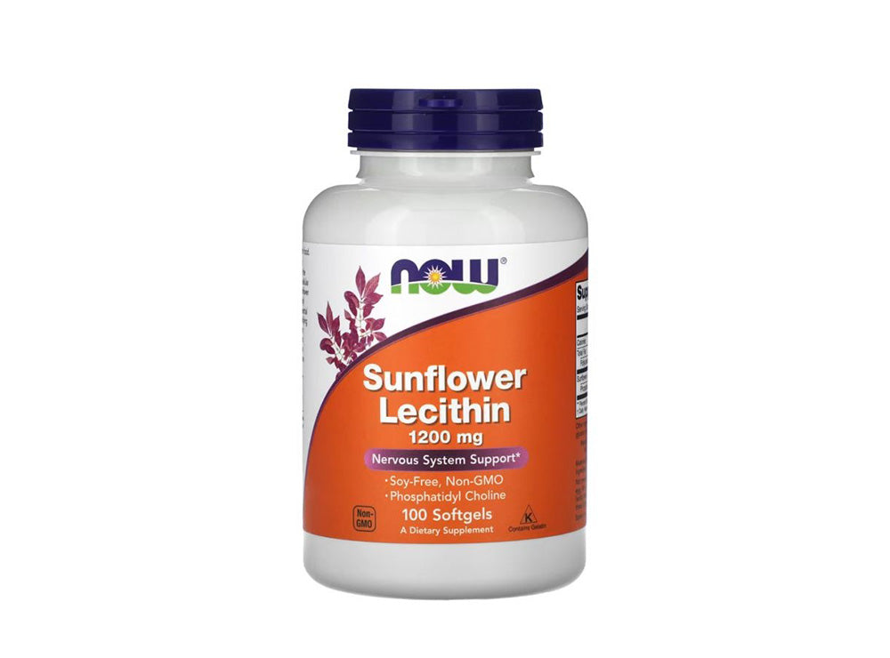 Now Sunflower Lecithin 1200Mg 100 softgels
