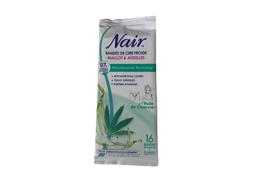 Nair Bikini & Underarm Epilation Strips 16 pieces