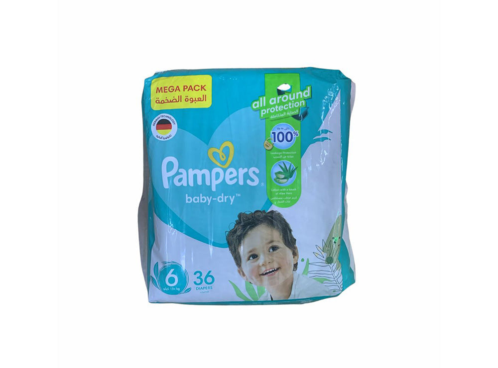 Pampers 6 (13+Kg) 36 pieces