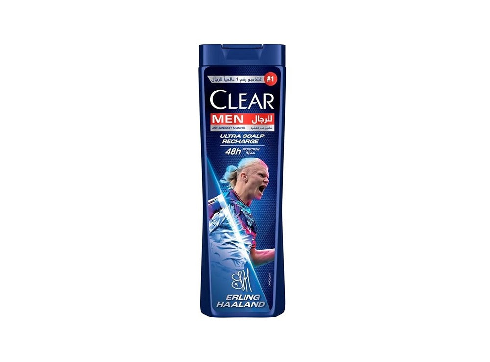 Clear Shampoo Men Ultra Scalp Recharge Erling Haaland 360 ml