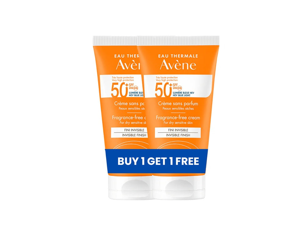 Avene Ecran Fragrance Free Cream SPF50+ Bundle 50 ml