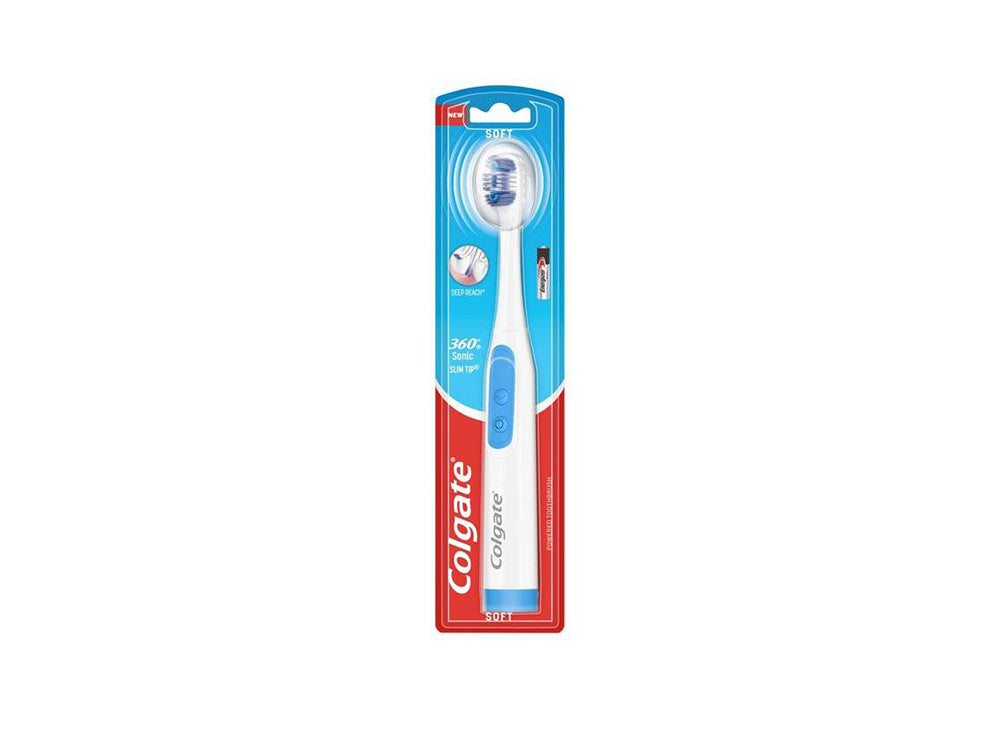 Colgate Toothbrush Battery Powered 360 Sonic Soft