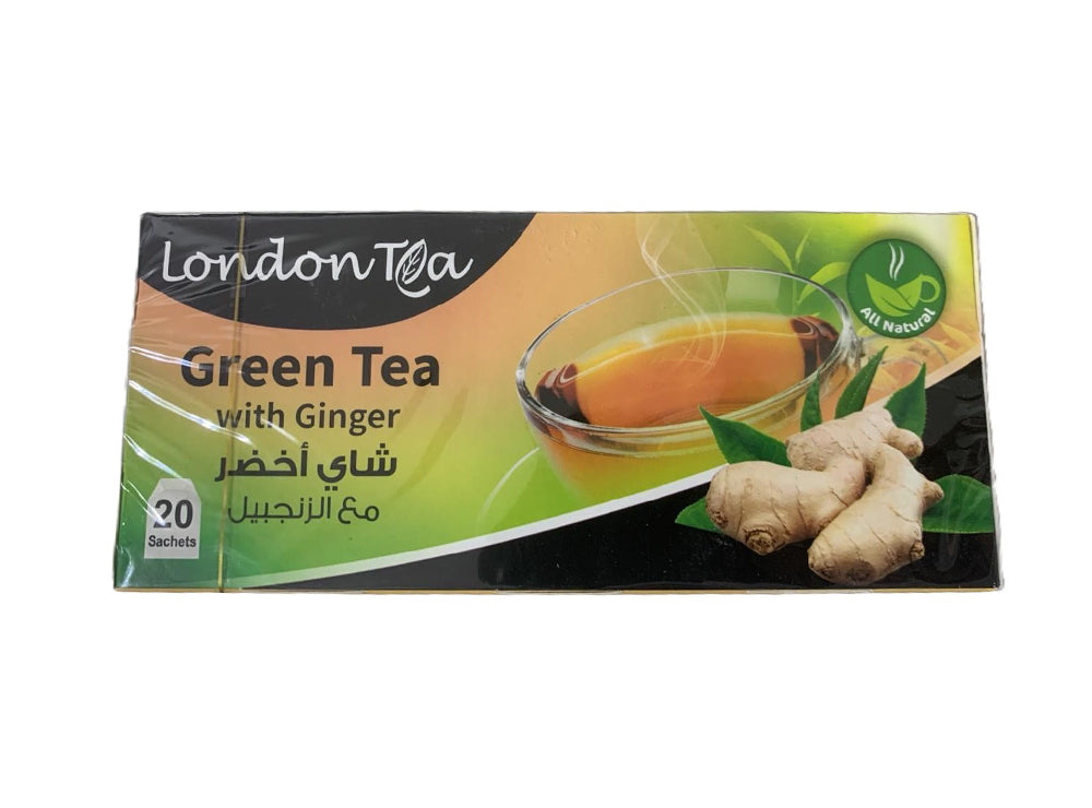 London Tea Green Tea With Ginger 20 sachets