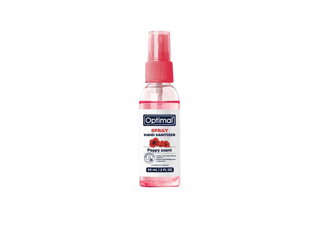 Optimal Hand Sanitizer Spray Poppy Scent 60 ml