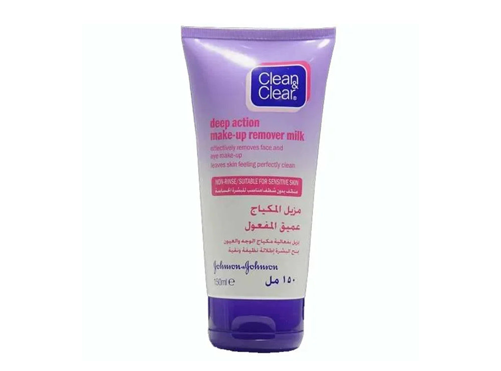 Clean & Clear Deep Action Makeup Remover Milk 150 ml
