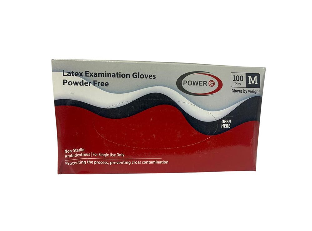 Latex Gloves Medium Powder Free 100 pieces
