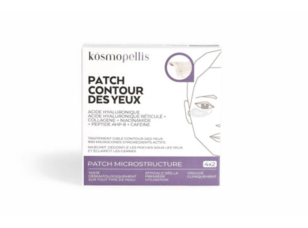 Kosmopellis Korean Patch Microneedling Treatment Contour Des Yeux 2 pieces