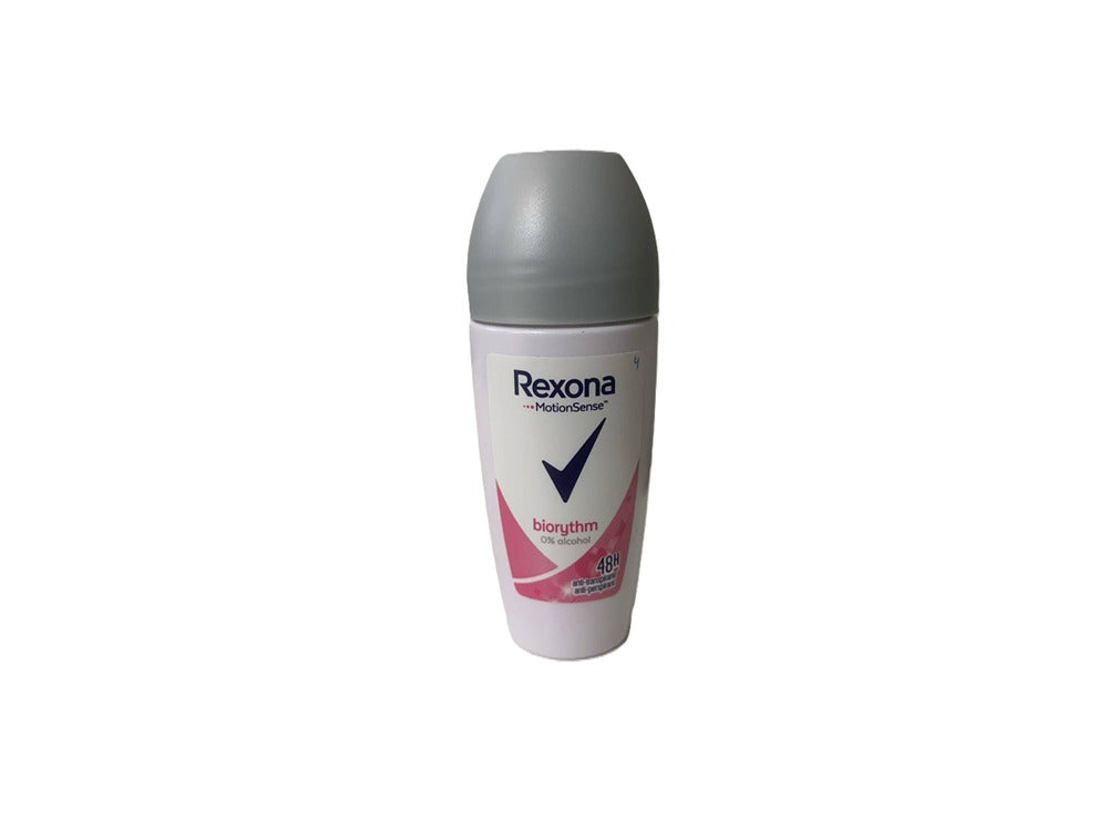 Rexona Roll On Biorythm 0% Alcohol For Women 50 ml